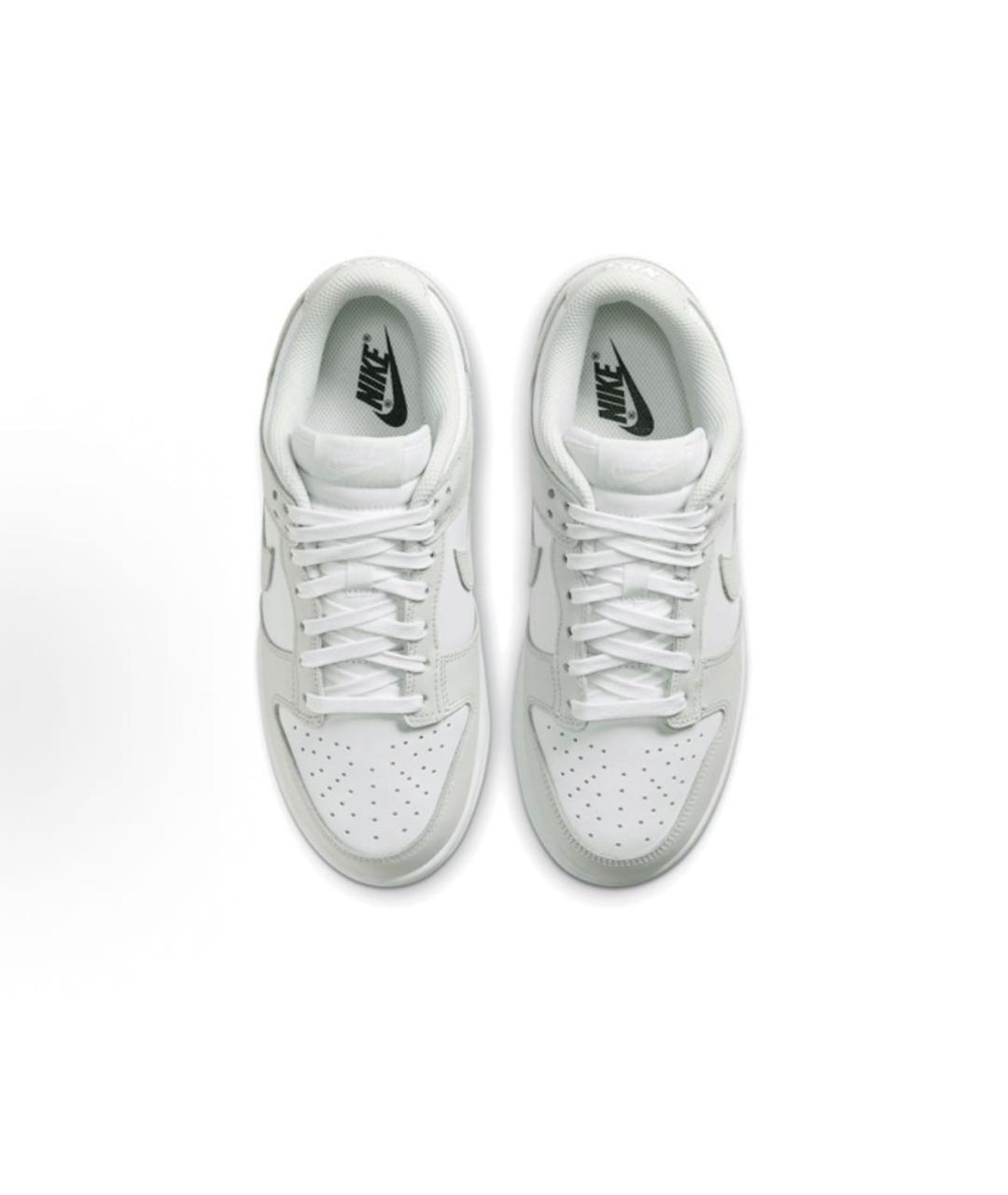 NIKE Серые кожаные кроссовки, фото 4