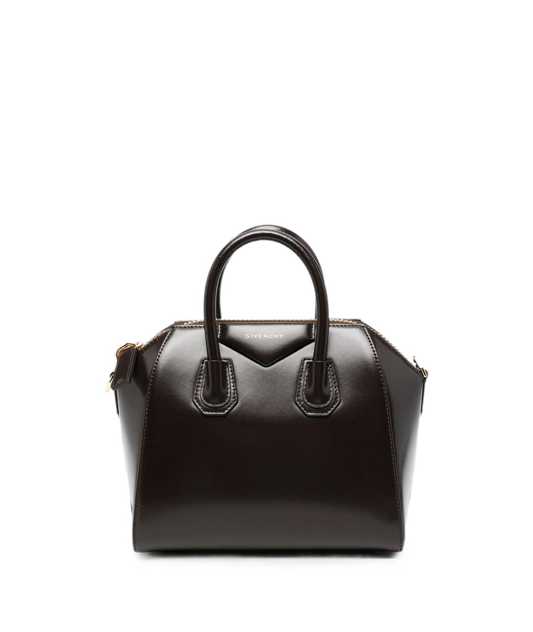 GIVENCHY Коричневая кожаная сумка тоут, фото 1