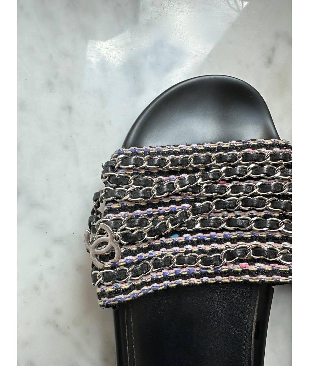 CHANEL Мульти кожаные сандалии, фото 2