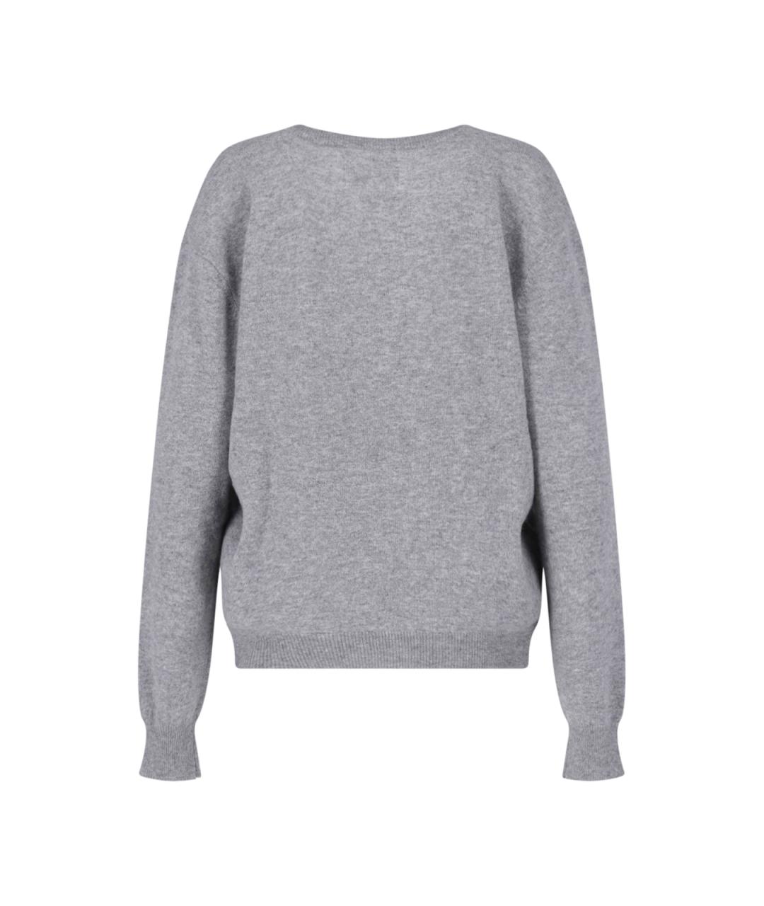 EXTREME CASHMERE Серый кашемировый джемпер / свитер, фото 2