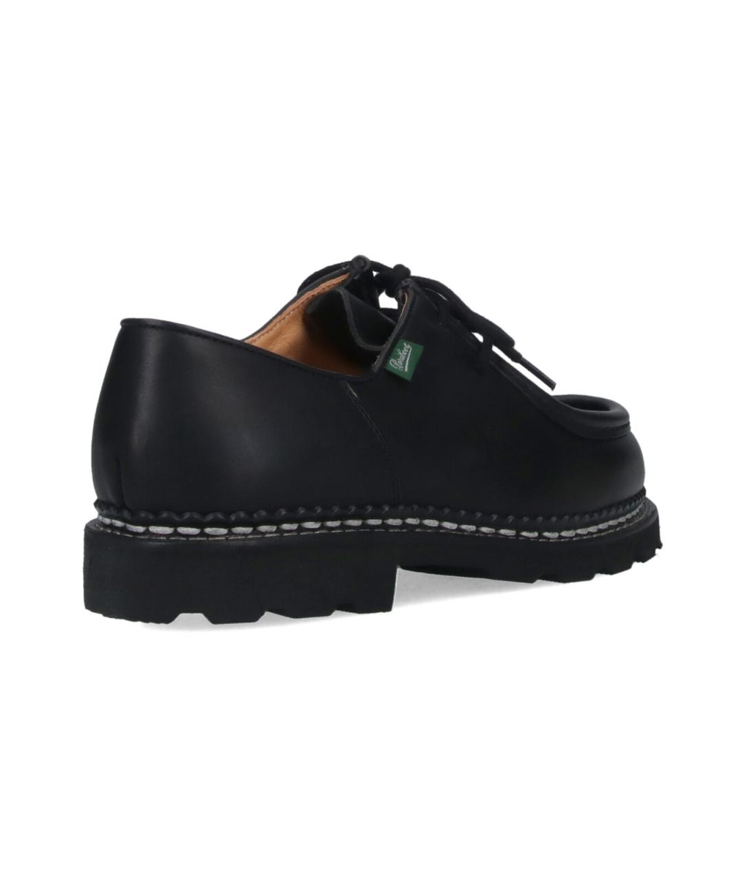 PARABOOT Черные кожаные низкие ботинки, фото 4
