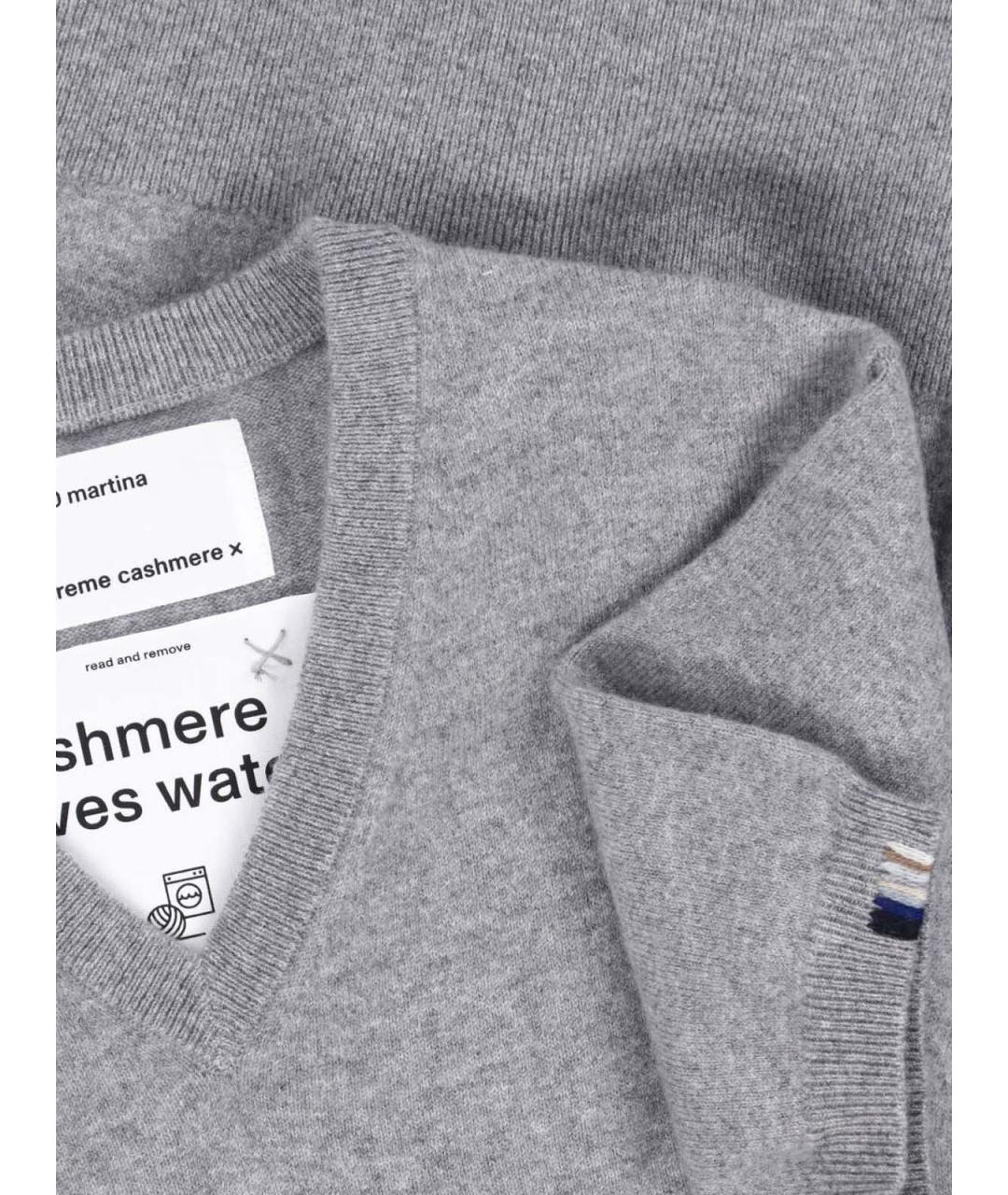 EXTREME CASHMERE Серый джемпер / свитер, фото 3