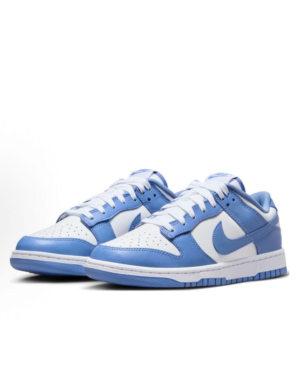 NIKE Голубые кожаные кеды, фото 2