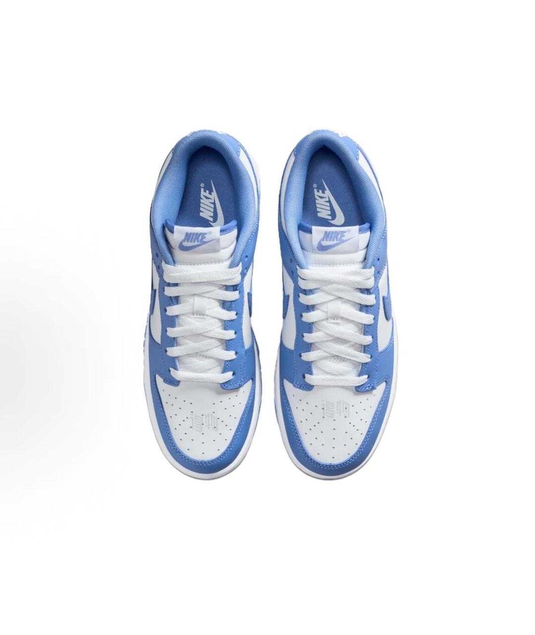 NIKE Голубые кожаные кеды, фото 3
