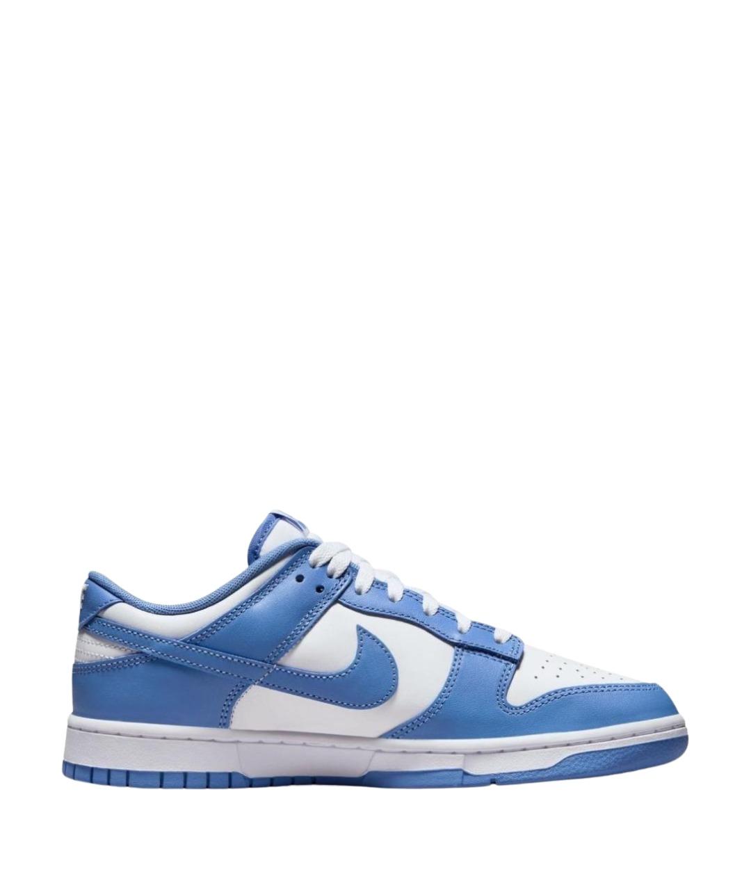 NIKE Голубые кожаные кеды, фото 1