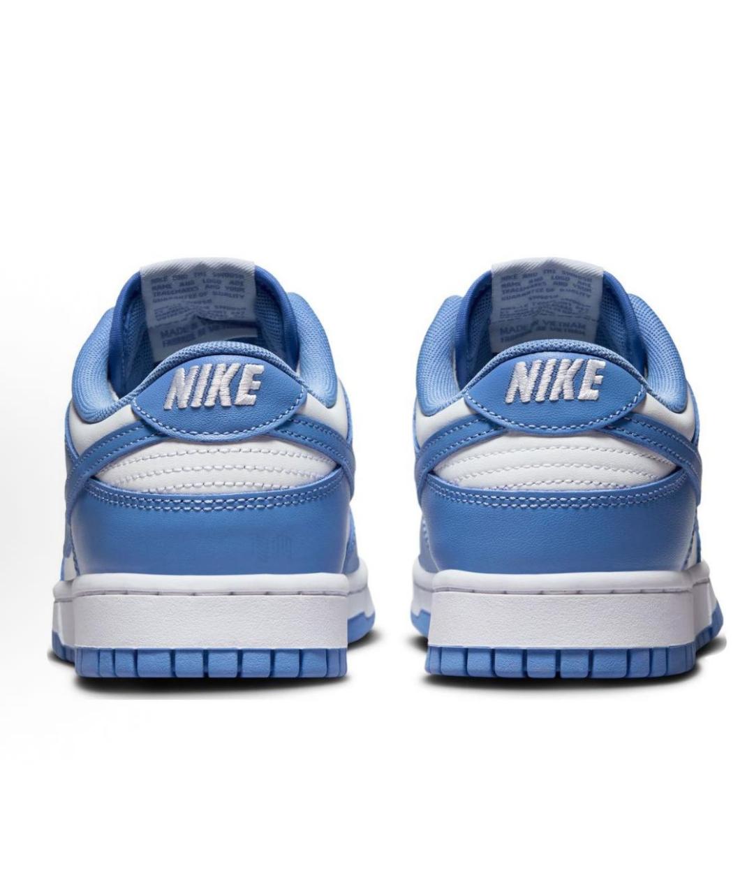 NIKE Голубые кожаные кеды, фото 4
