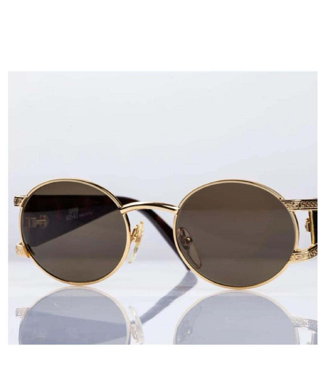 VERSACE Коричневые солнцезащитные очки, фото 3