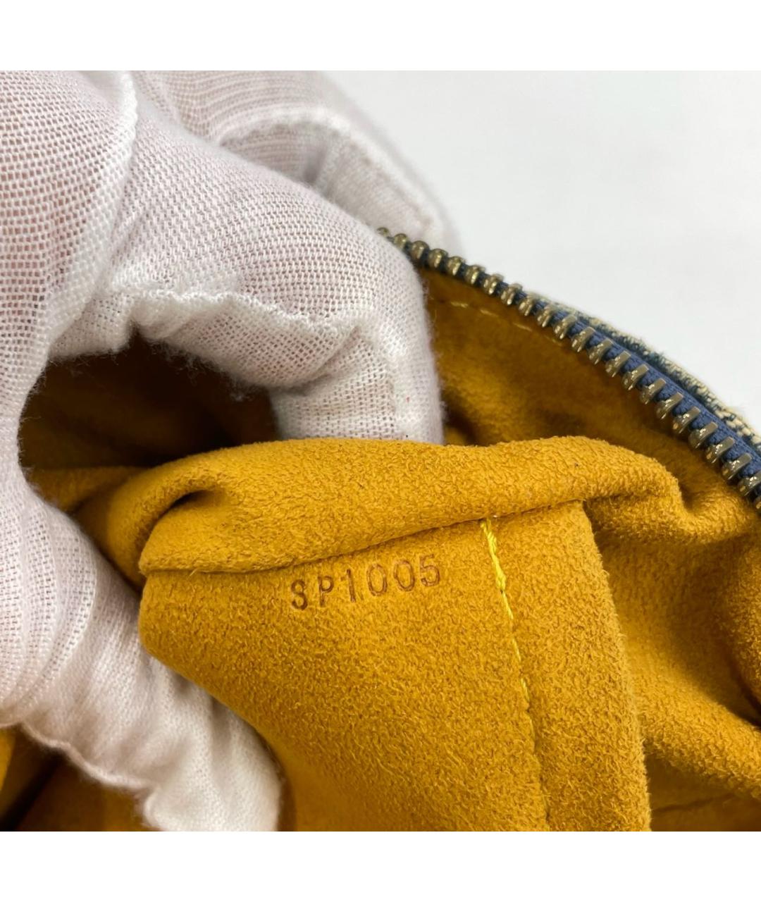 LOUIS VUITTON Синяя деним дорожная/спортивная сумка, фото 6
