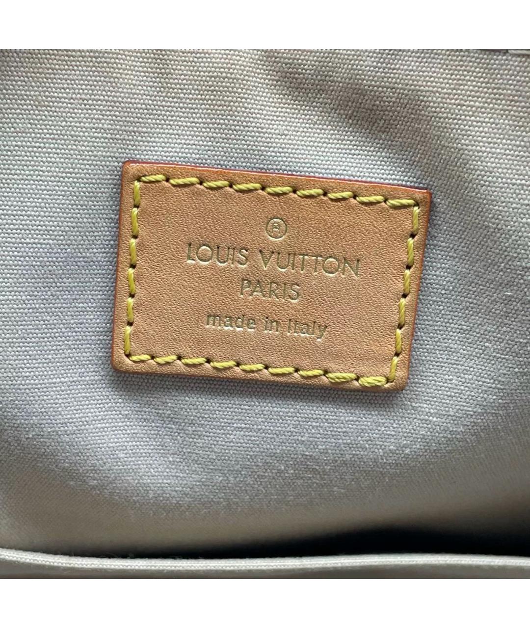 LOUIS VUITTON Золотая кожаная сумка тоут, фото 7