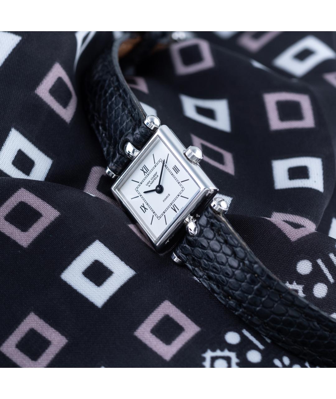 VAN CLEEF & ARPELS Белые металлические часы, фото 2