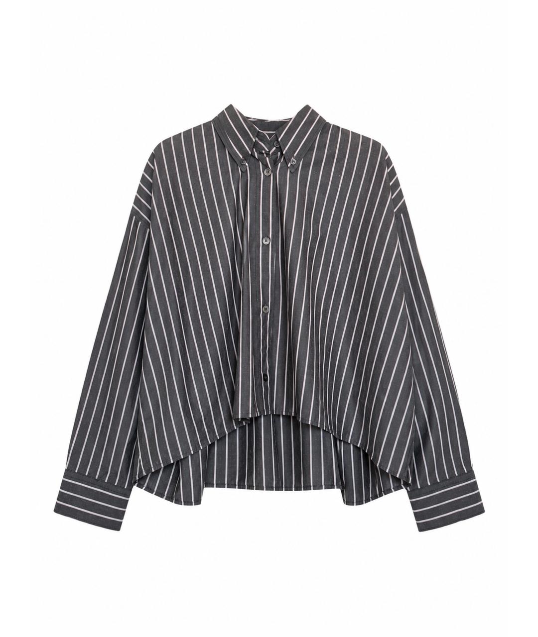 ISABEL MARANT Серая шелковая рубашка, фото 1