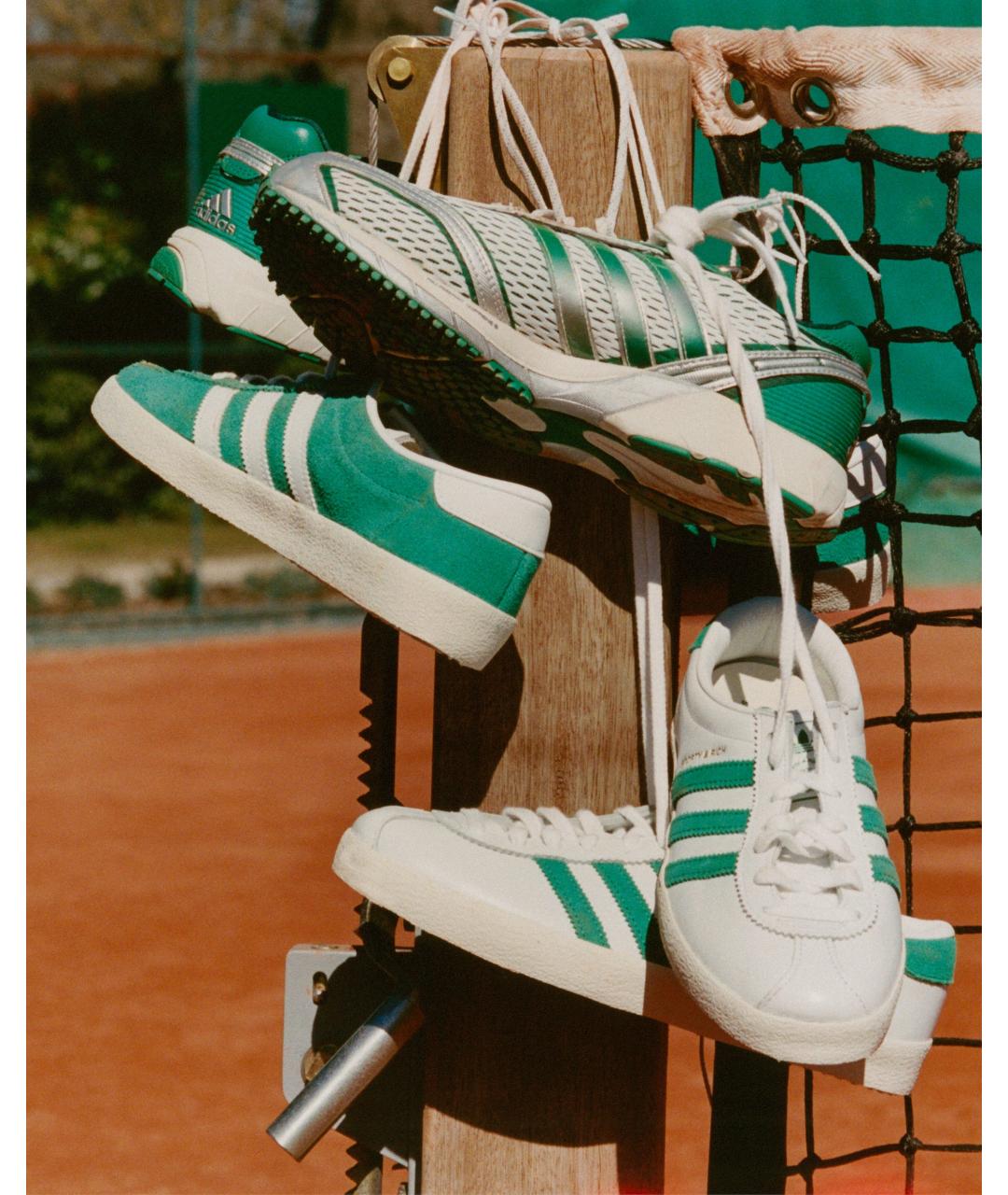 SPORTY AND RICH Зеленые замшевые кеды, фото 9