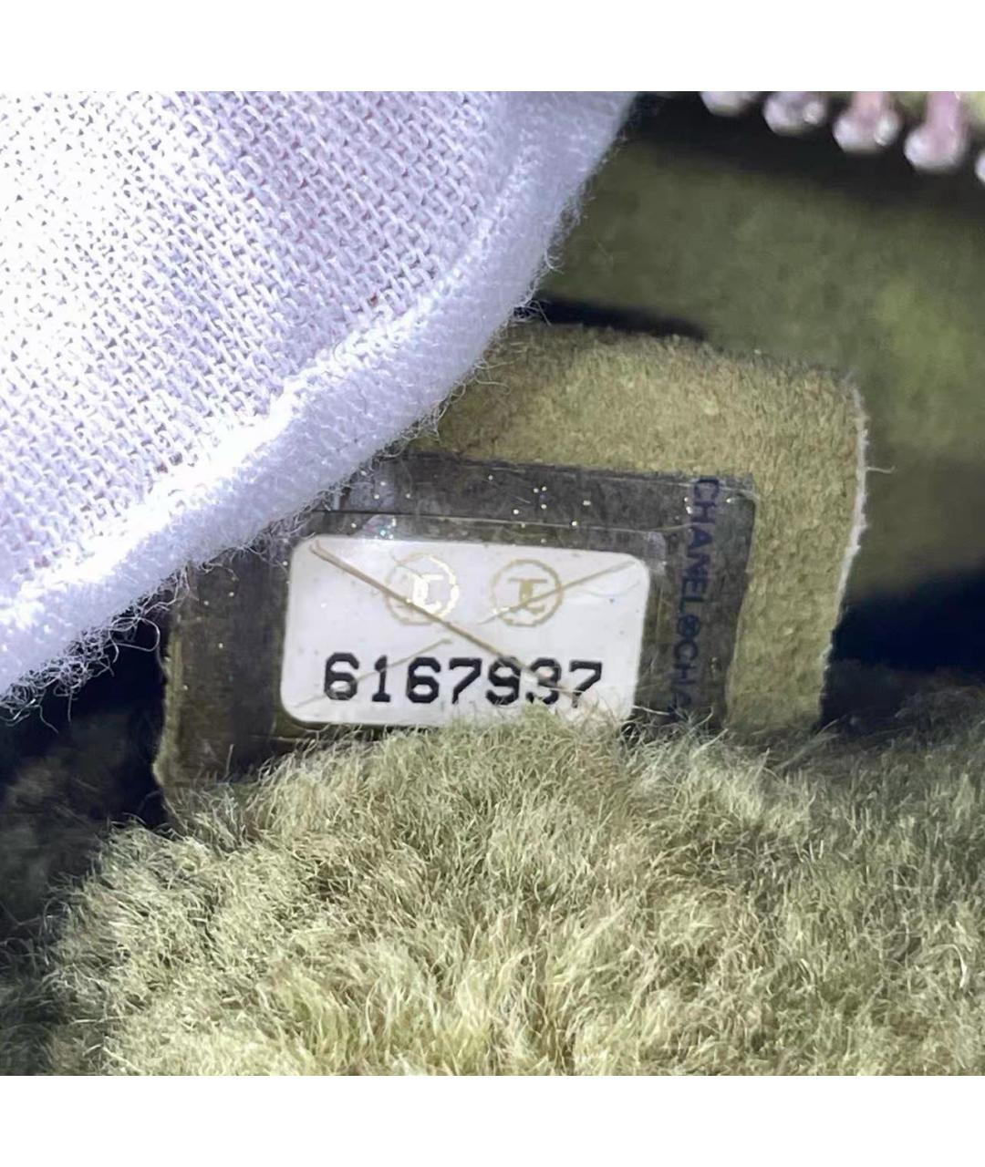 CHANEL Зеленая кожаная сумка через плечо, фото 4