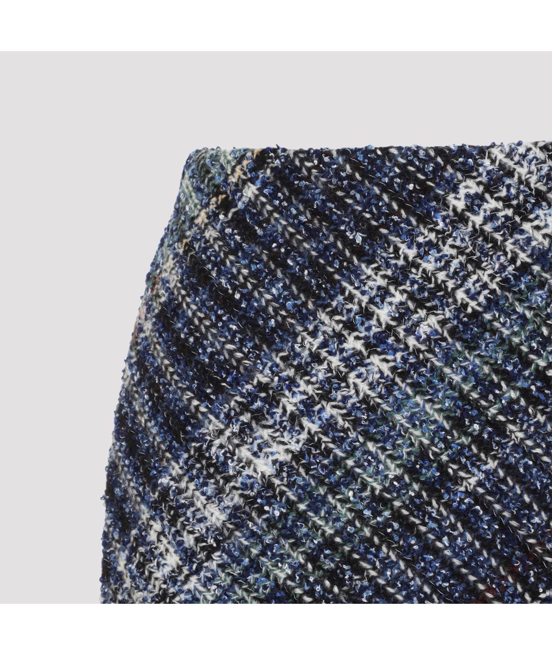 MISSONI Мульти шерстяная юбка мини, фото 4