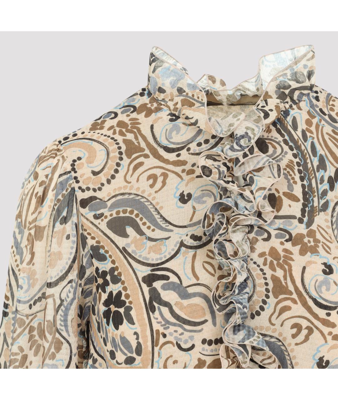 ETRO Мульти полиэстеровое платье, фото 5