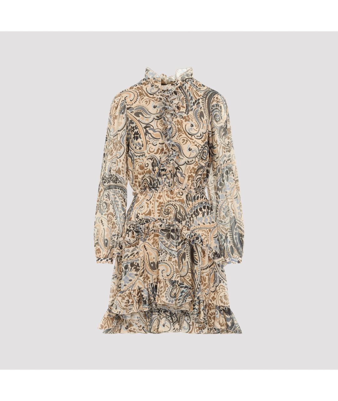 ETRO Мульти полиэстеровое платье, фото 2