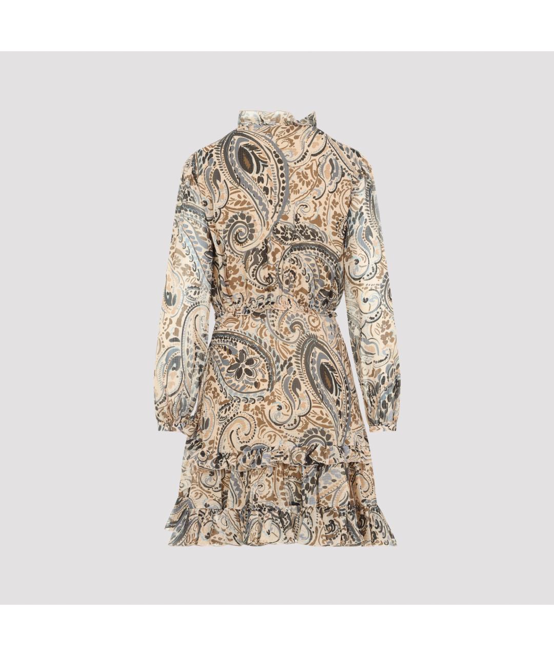ETRO Мульти полиэстеровое платье, фото 3
