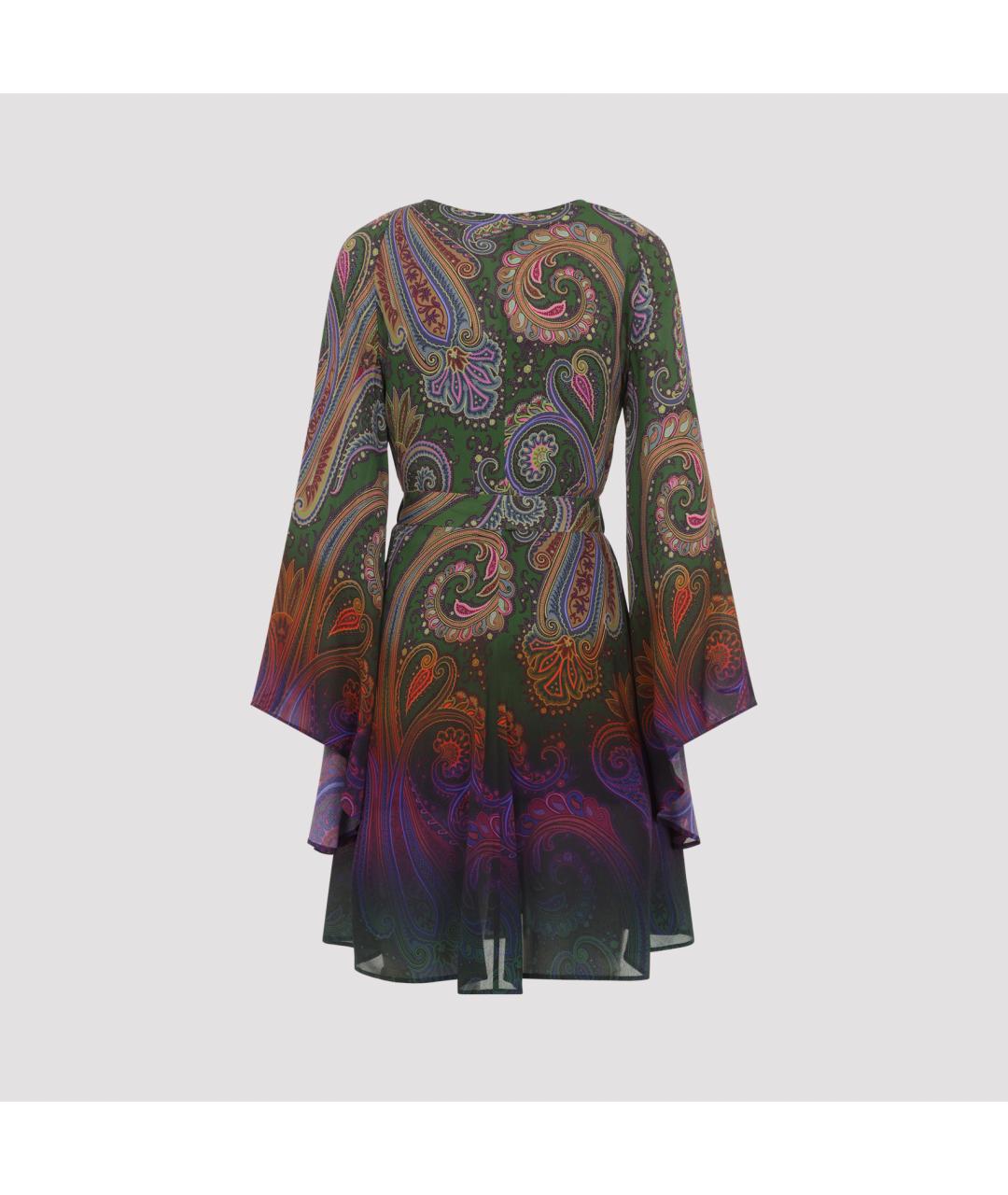 ETRO Мульти вискозное платье, фото 3