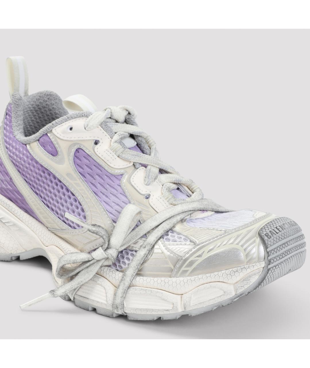 BALENCIAGA Фиолетовые синтетические кроссовки, фото 5