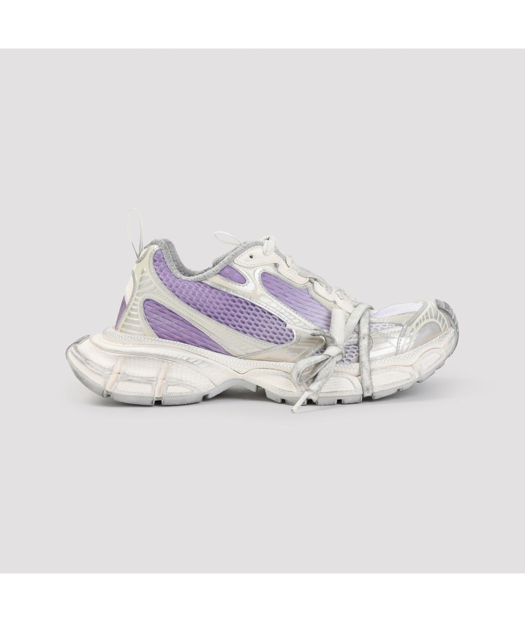 BALENCIAGA Фиолетовые синтетические кроссовки, фото 2