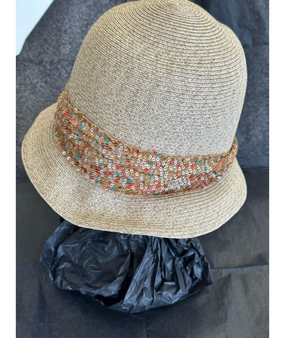 3.1 PHILLIP LIM Бежевая хлопковая шляпа, фото 5