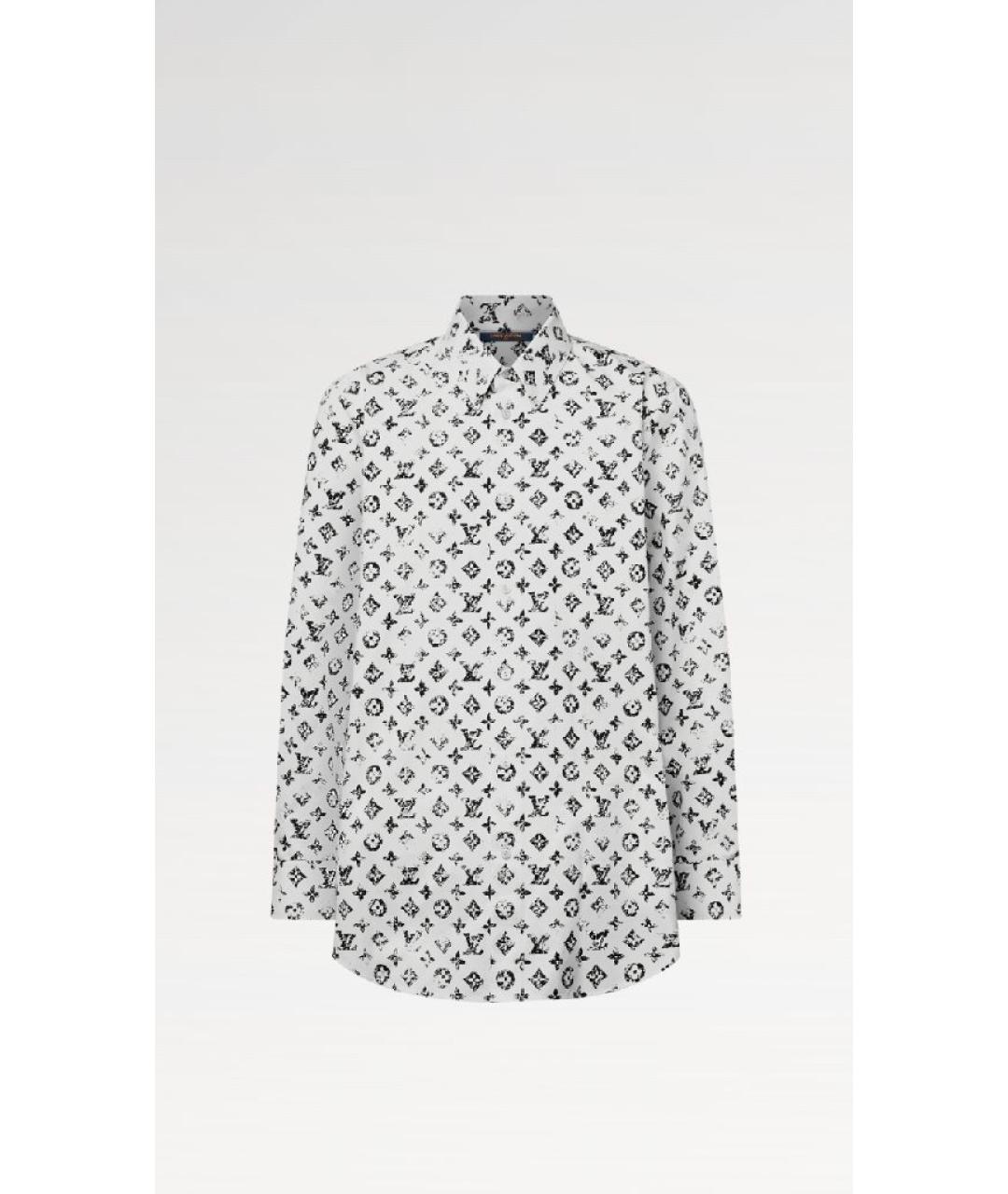 LOUIS VUITTON Белая хлопковая рубашка, фото 10