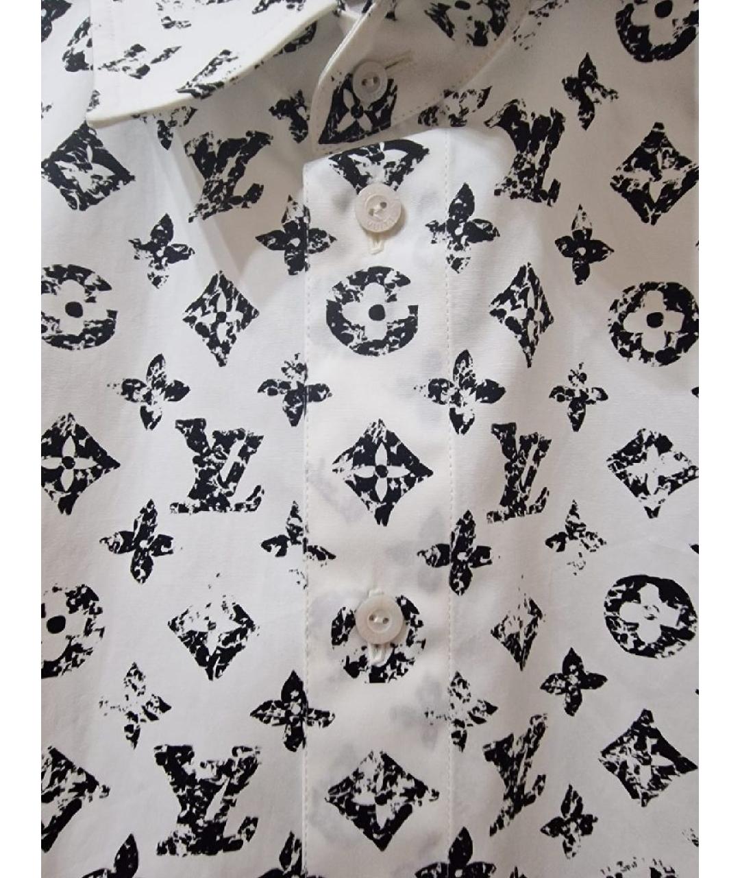 LOUIS VUITTON Белая хлопковая рубашка, фото 7