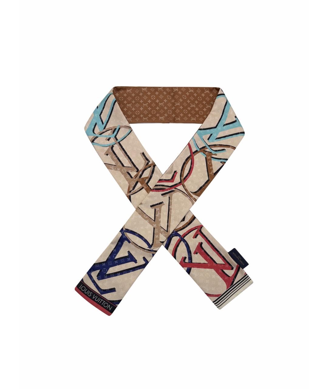 LOUIS VUITTON Мульти шелковый платок, фото 1