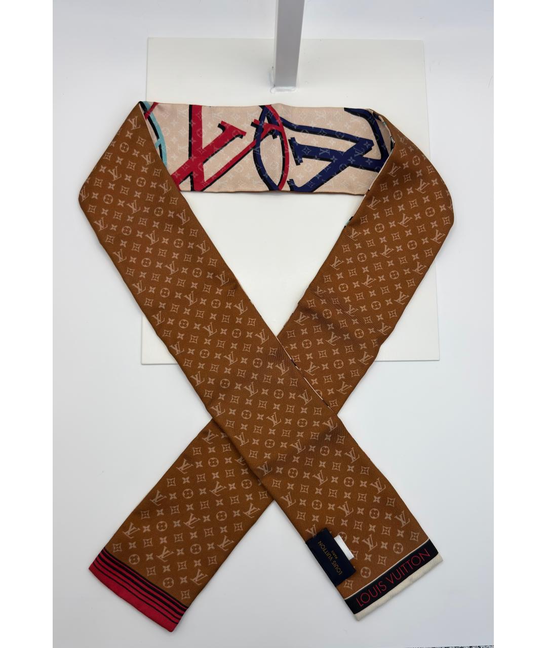 LOUIS VUITTON Мульти шелковый платок, фото 2