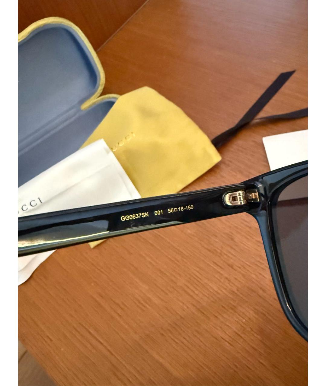 GUCCI Мульти пластиковые солнцезащитные очки, фото 5