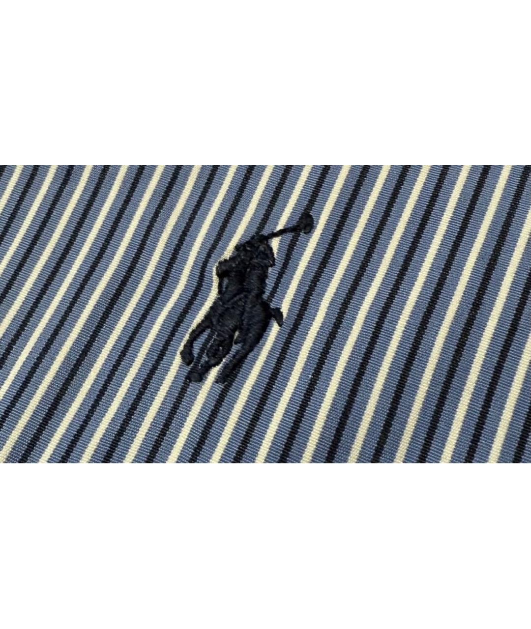 POLO RALPH LAUREN Голубая хлопковая кэжуал рубашка, фото 3