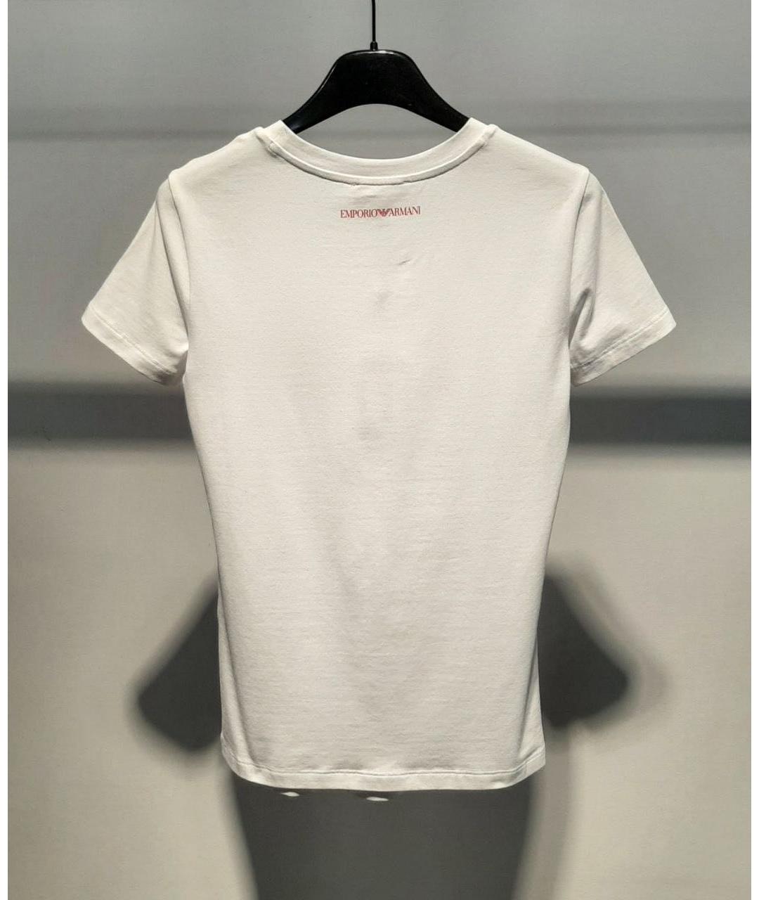 EMPORIO ARMANI Белая футболка, фото 2