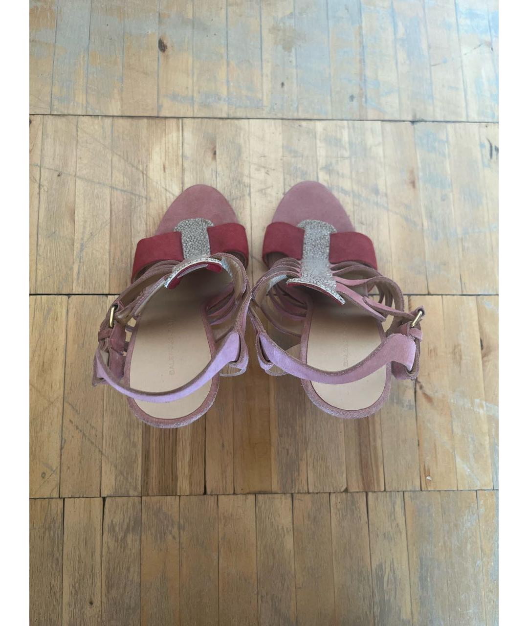 BALENCIAGA Розовые замшевые туфли, фото 3