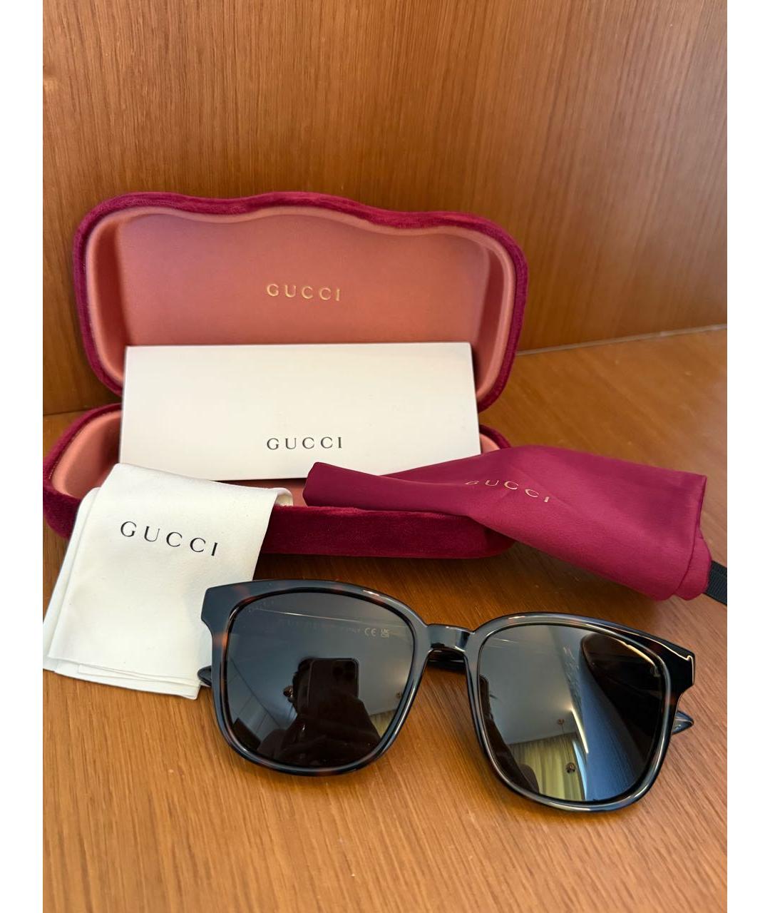 GUCCI Мульти пластиковые солнцезащитные очки, фото 6