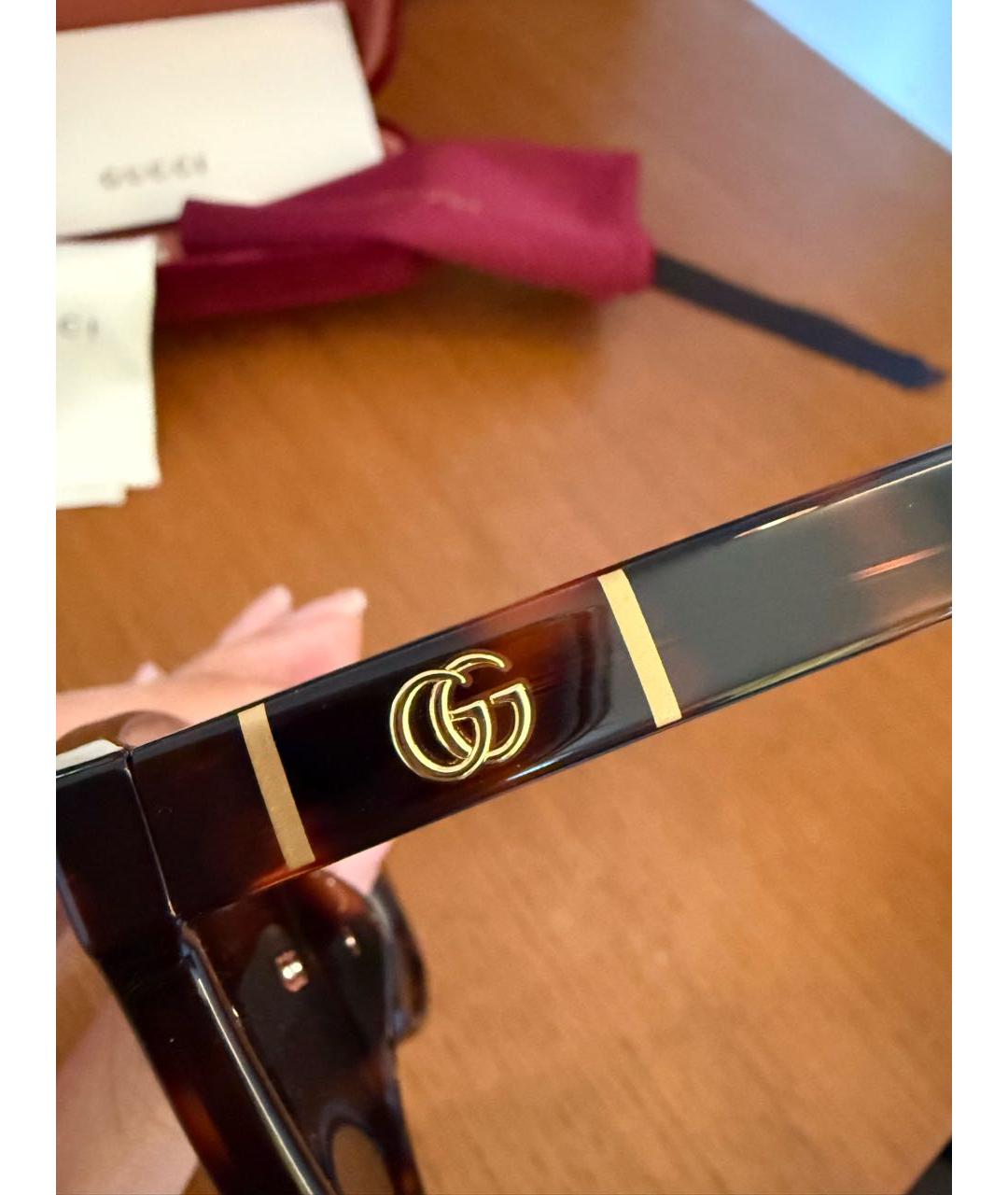 GUCCI Мульти пластиковые солнцезащитные очки, фото 2