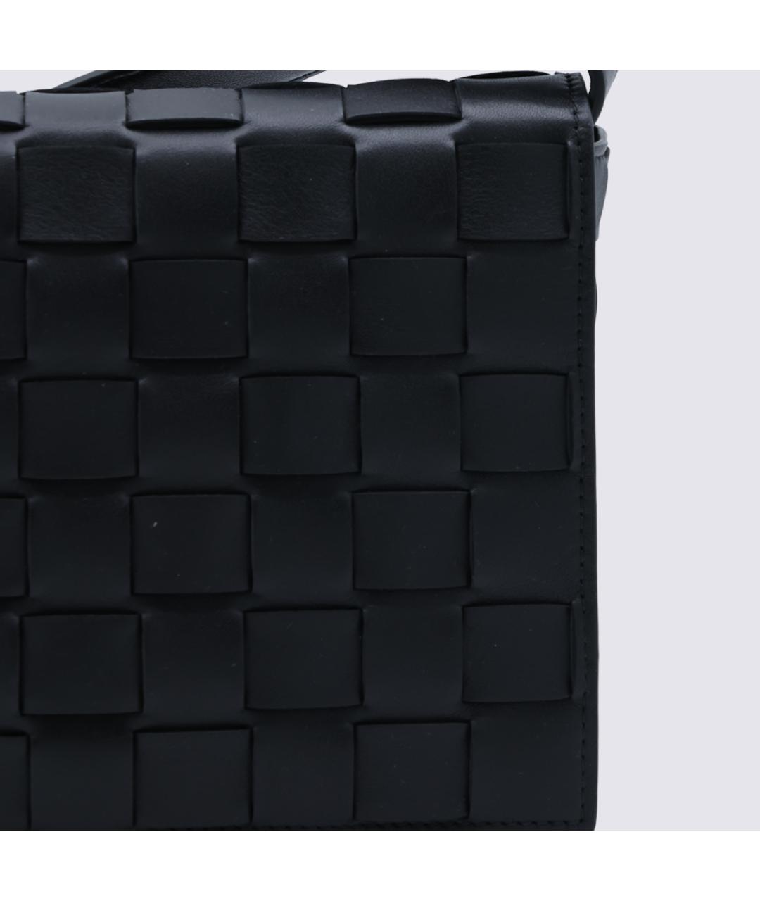 BOTTEGA VENETA Коричневая кожаная сумка на плечо, фото 7