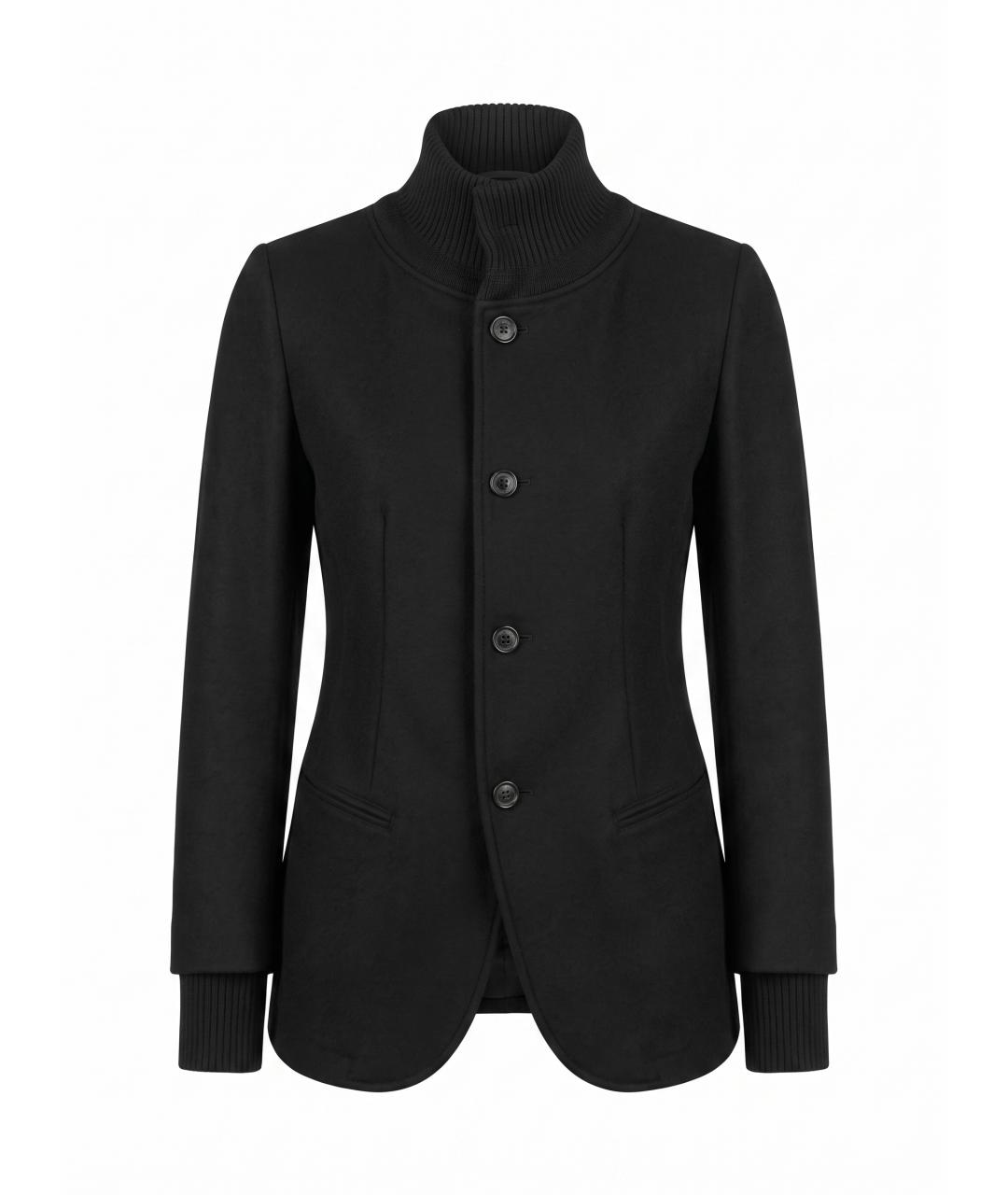YOHJI YAMAMOTO Черный шерстяной жакет/пиджак, фото 1