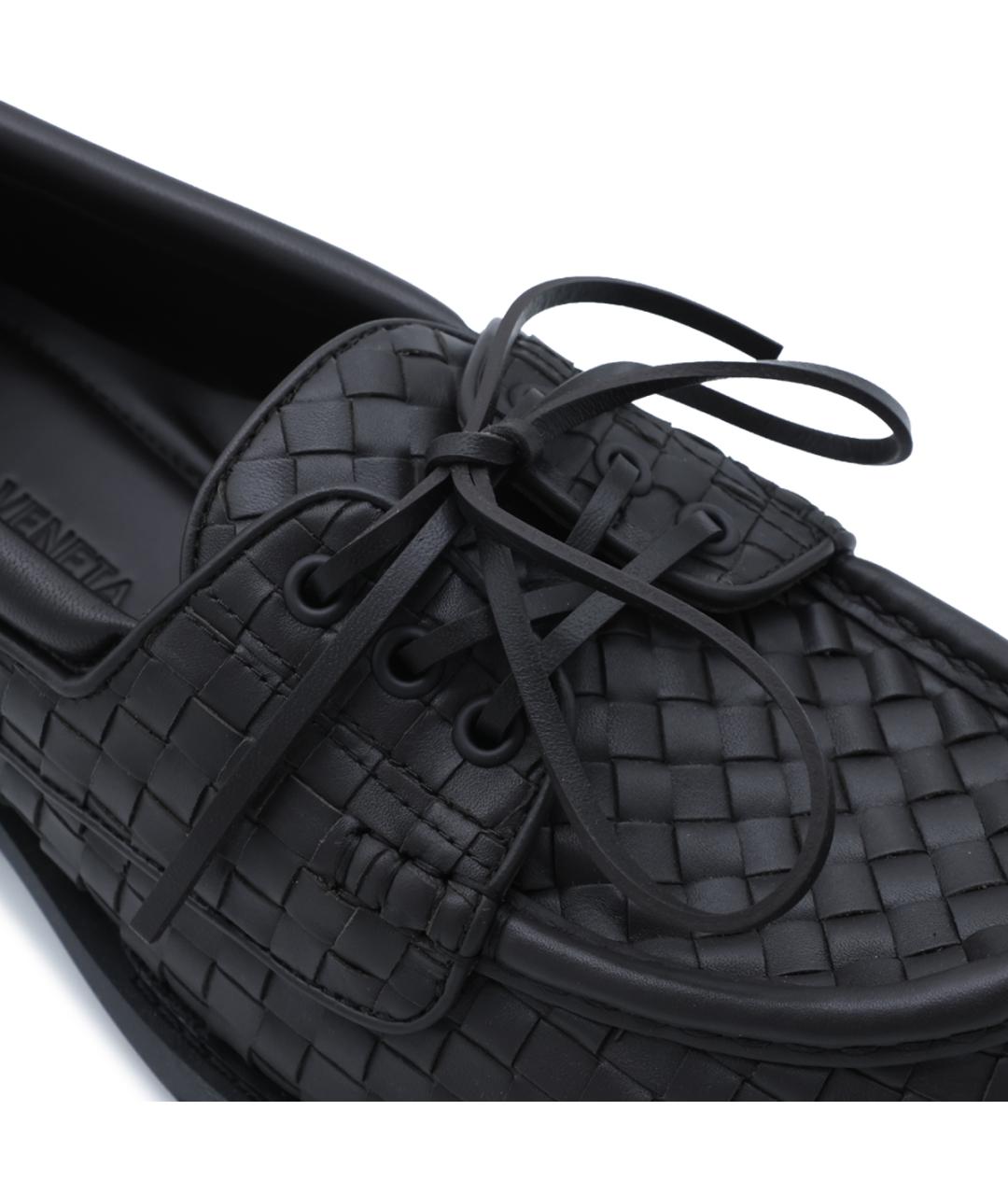 BOTTEGA VENETA Коричневые кожаные низкие ботинки, фото 8