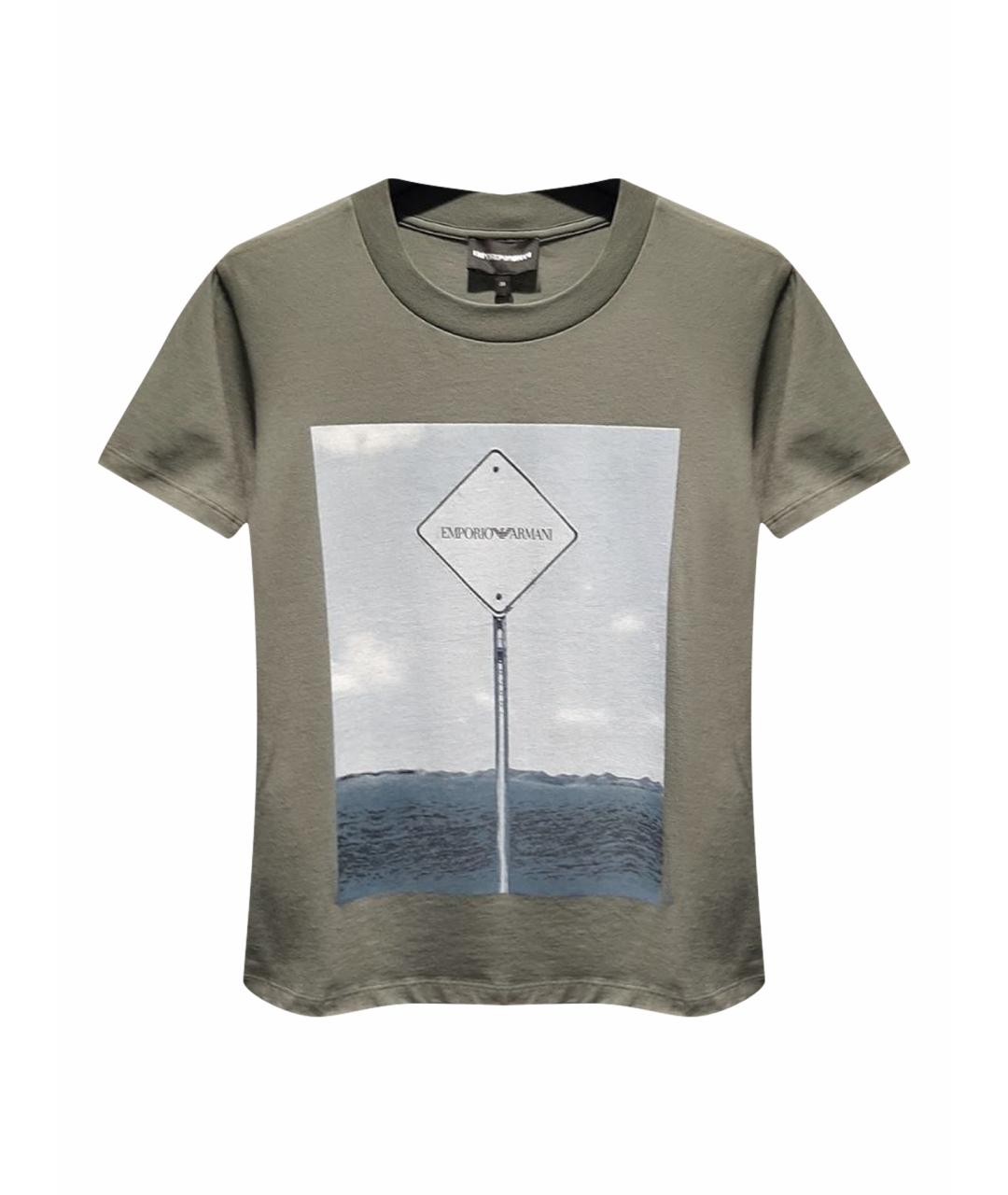 EMPORIO ARMANI Мульти футболка, фото 1