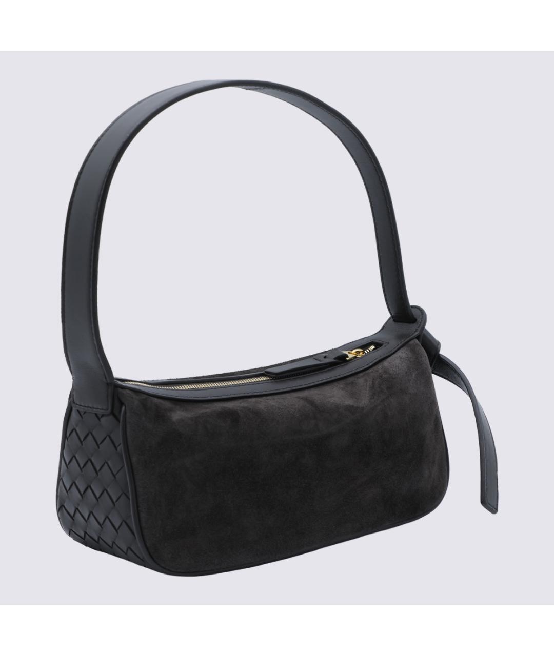 BOTTEGA VENETA Коричневая кожаная сумка через плечо, фото 3