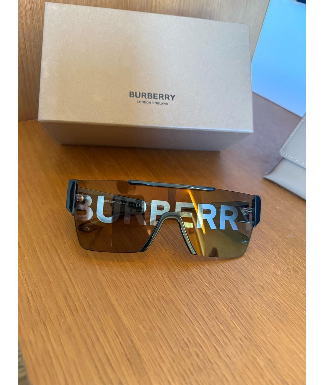 BURBERRY Мульти пластиковые солнцезащитные очки, фото 6