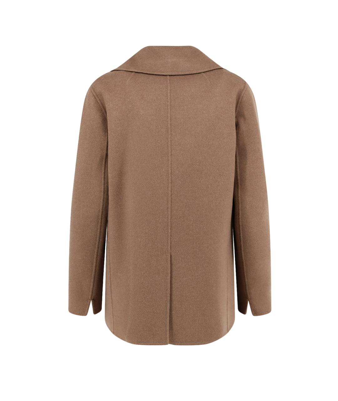 'S MAX MARA Бежевое шерстяное пальто, фото 2