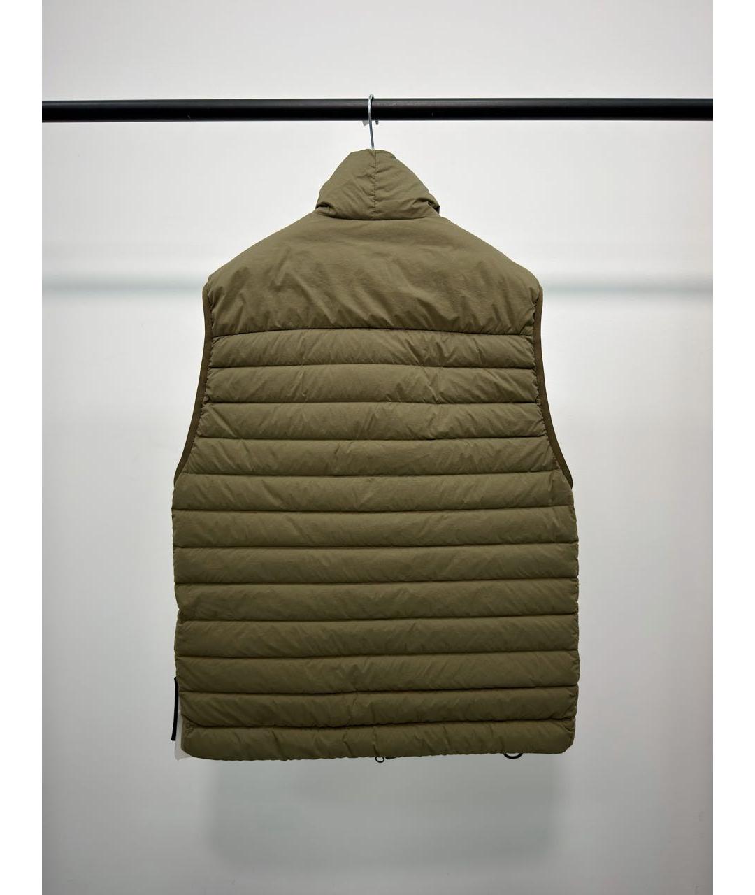 STONE ISLAND Хаки синтетический жилет, фото 4