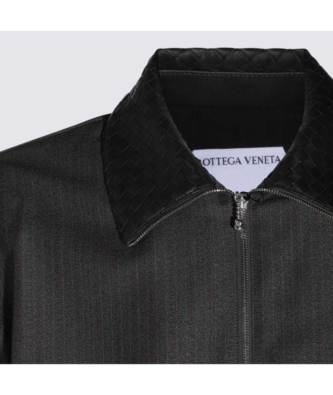 BOTTEGA VENETA Серая шерстяная куртка, фото 5