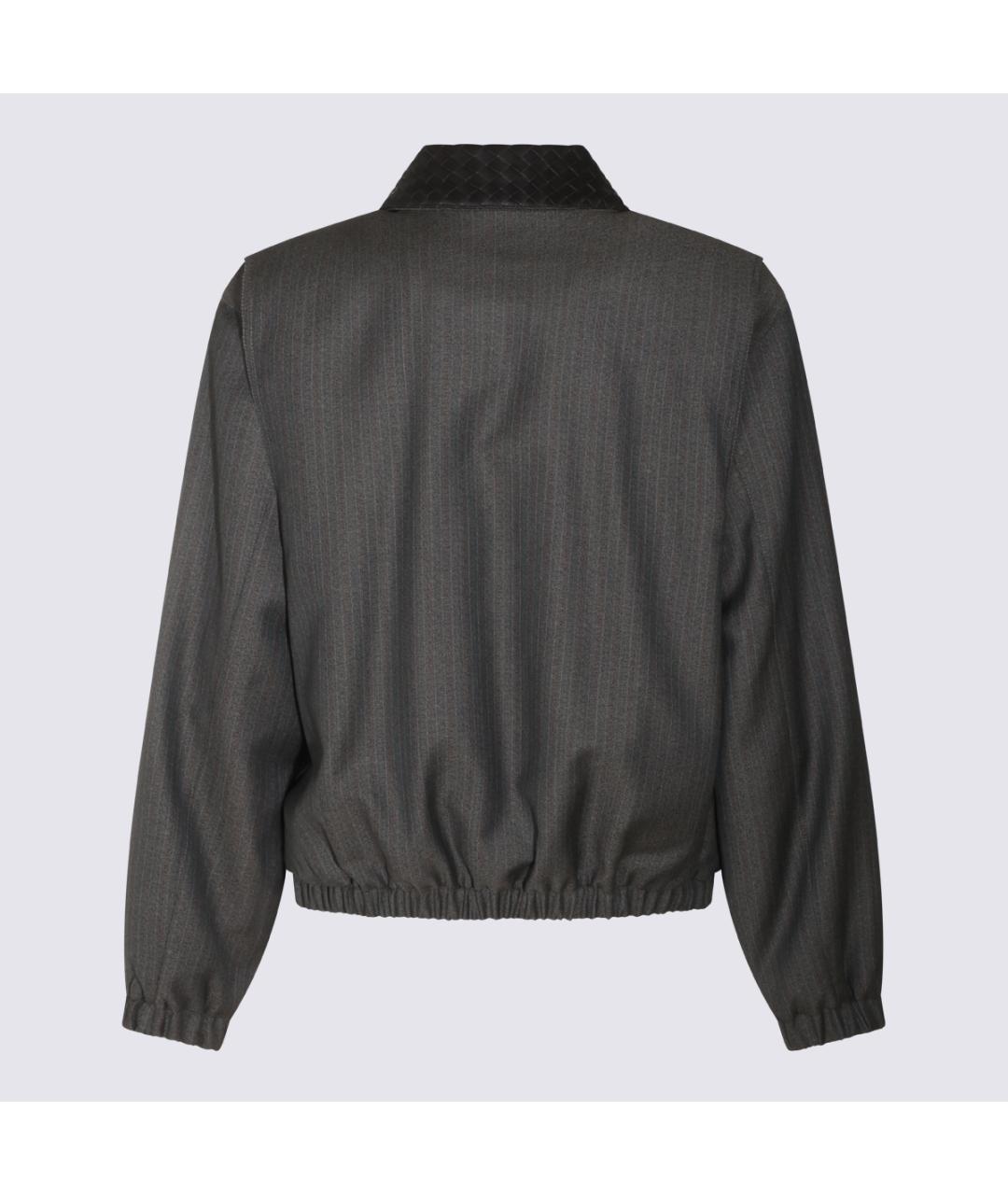 BOTTEGA VENETA Серая шерстяная куртка, фото 3