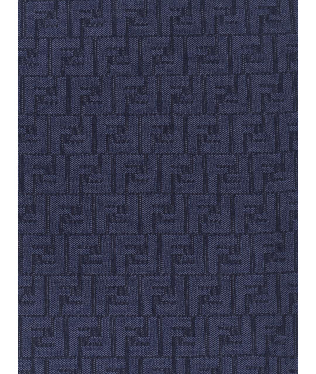 FENDI Синяя хлопковая футболка, фото 3