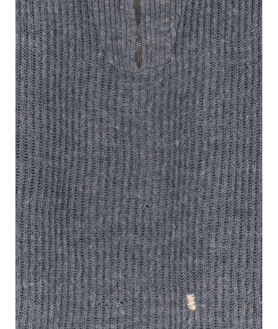 MAISON MARGIELA Серый шерстяной джемпер / свитер, фото 3