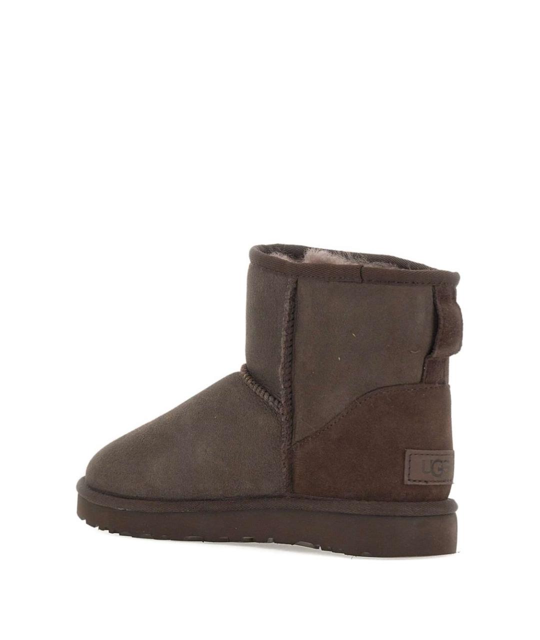 UGG Коричневые кожаные сапоги, фото 2