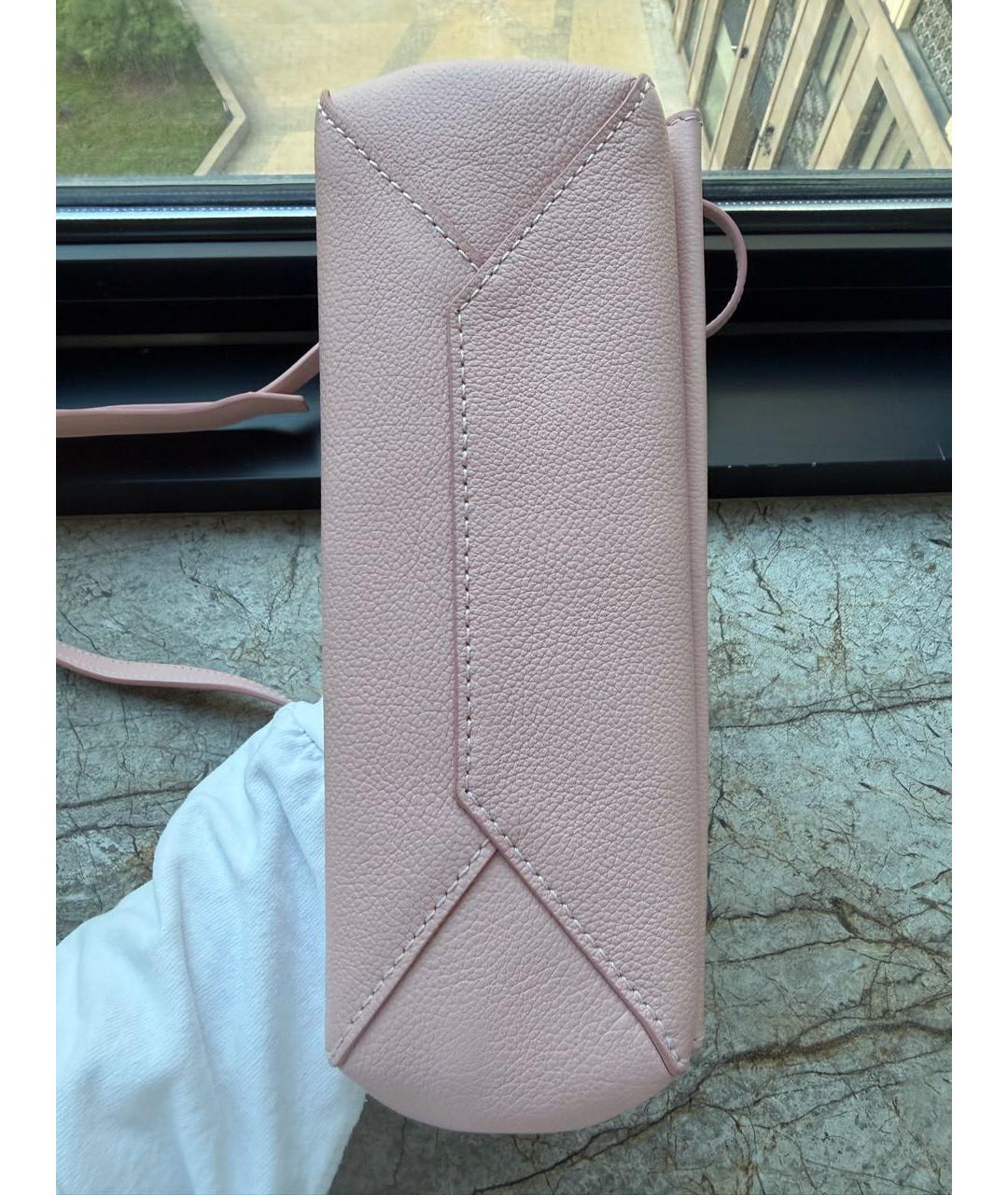 LOUIS VUITTON Розовая кожаная сумка через плечо, фото 6
