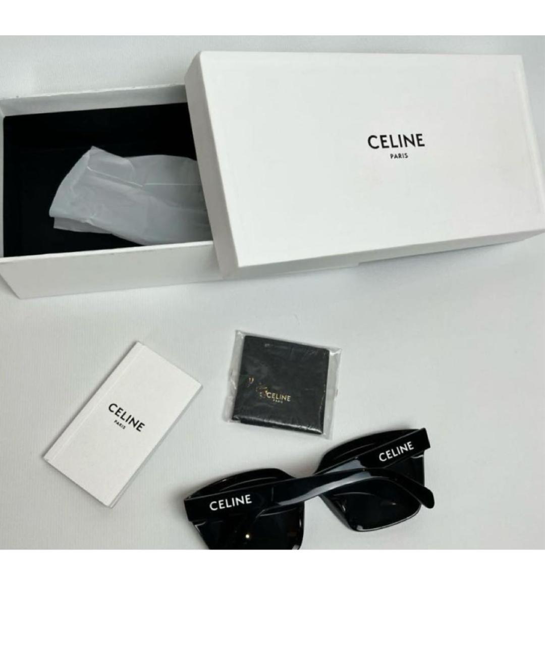 CELINE Черные солнцезащитные очки, фото 6